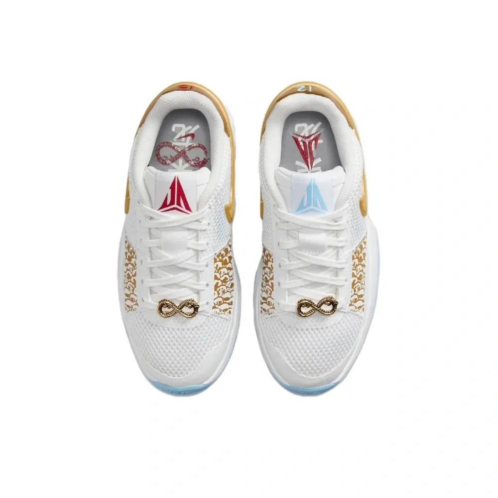 Nike Ja 1 Chinese New Year- Dragon Basketball Shoes FZ8327-103 White Youth Size - Picture 10 of 10